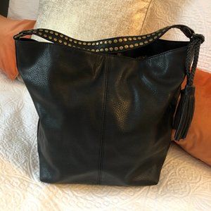 Carlos Santana Black Shoulder Bag